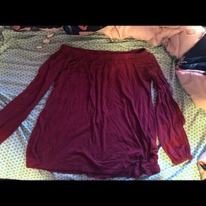 Hollister off the shoulder top